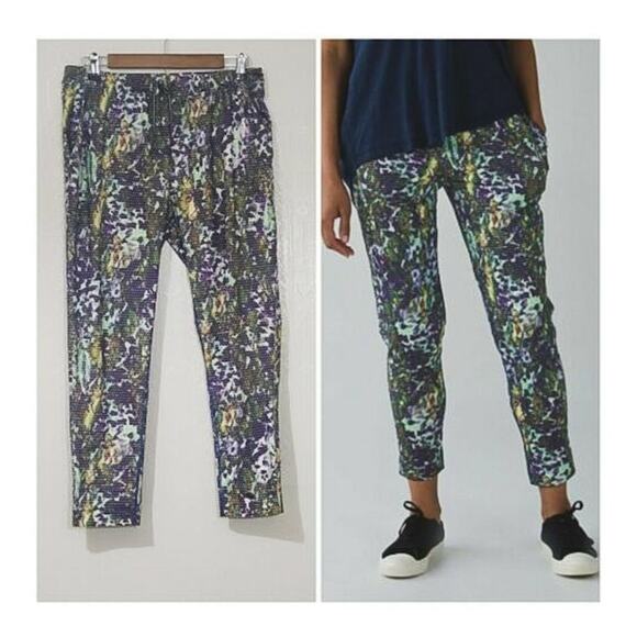 Lululemon Boyfriend Fit Jet Jet Crop Slim Drawstring Pants Size 2 - Picture 1 of 8